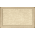 Clarke Woven Border Mat, 18" x 30", Tan