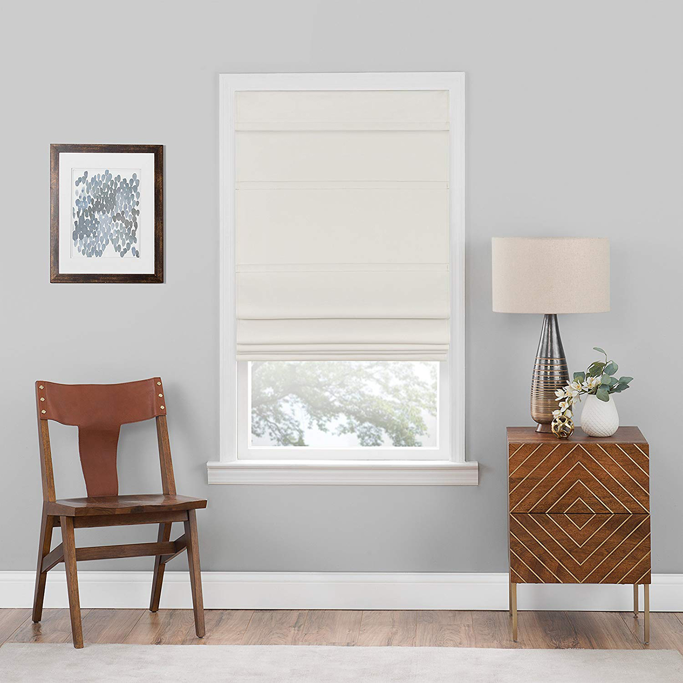 Cordless Roman Ivory Black Out Shades Roman Blackout Shade Window