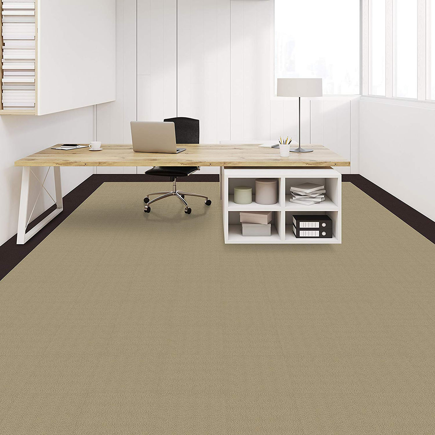 Creative Home Flooring Nexus Carpet Tiles 12" x 12" Brown Carpet