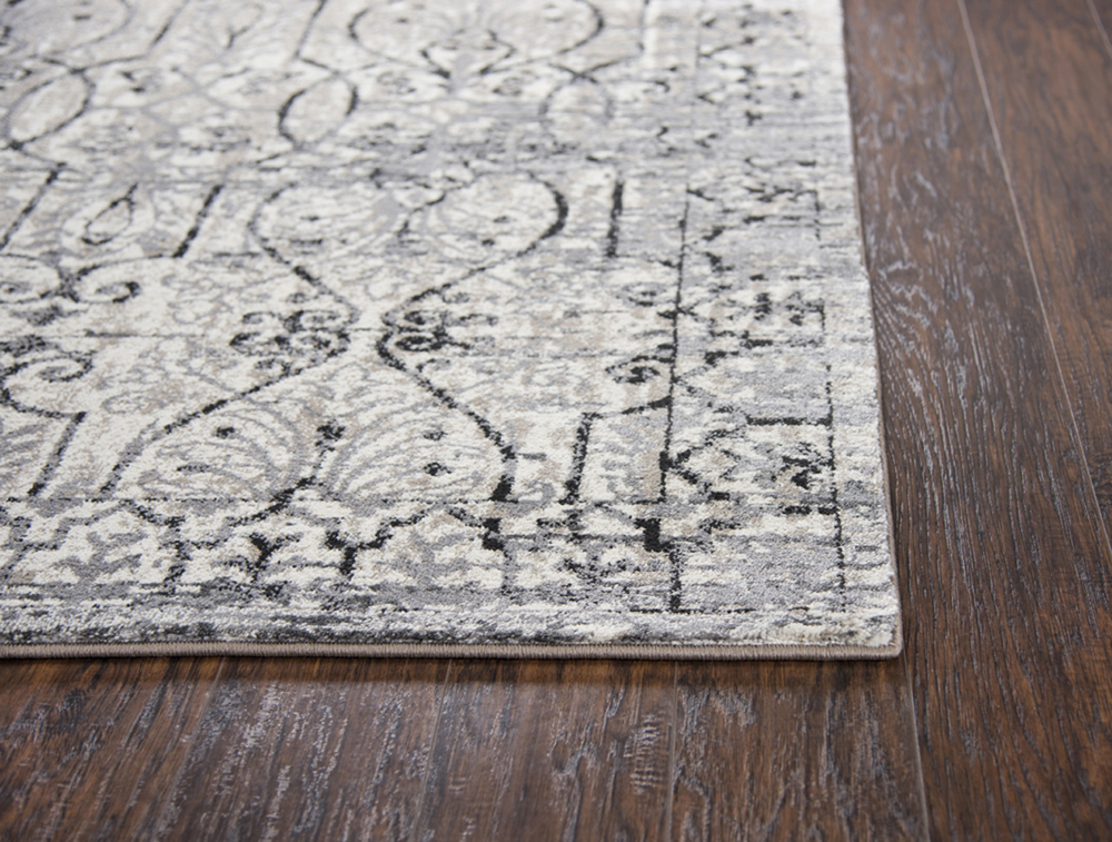 Rizzy Rugs Ivory Transitional Casual Circles Curves Area Rug Geometric PN6982 - Picture 16 of 16