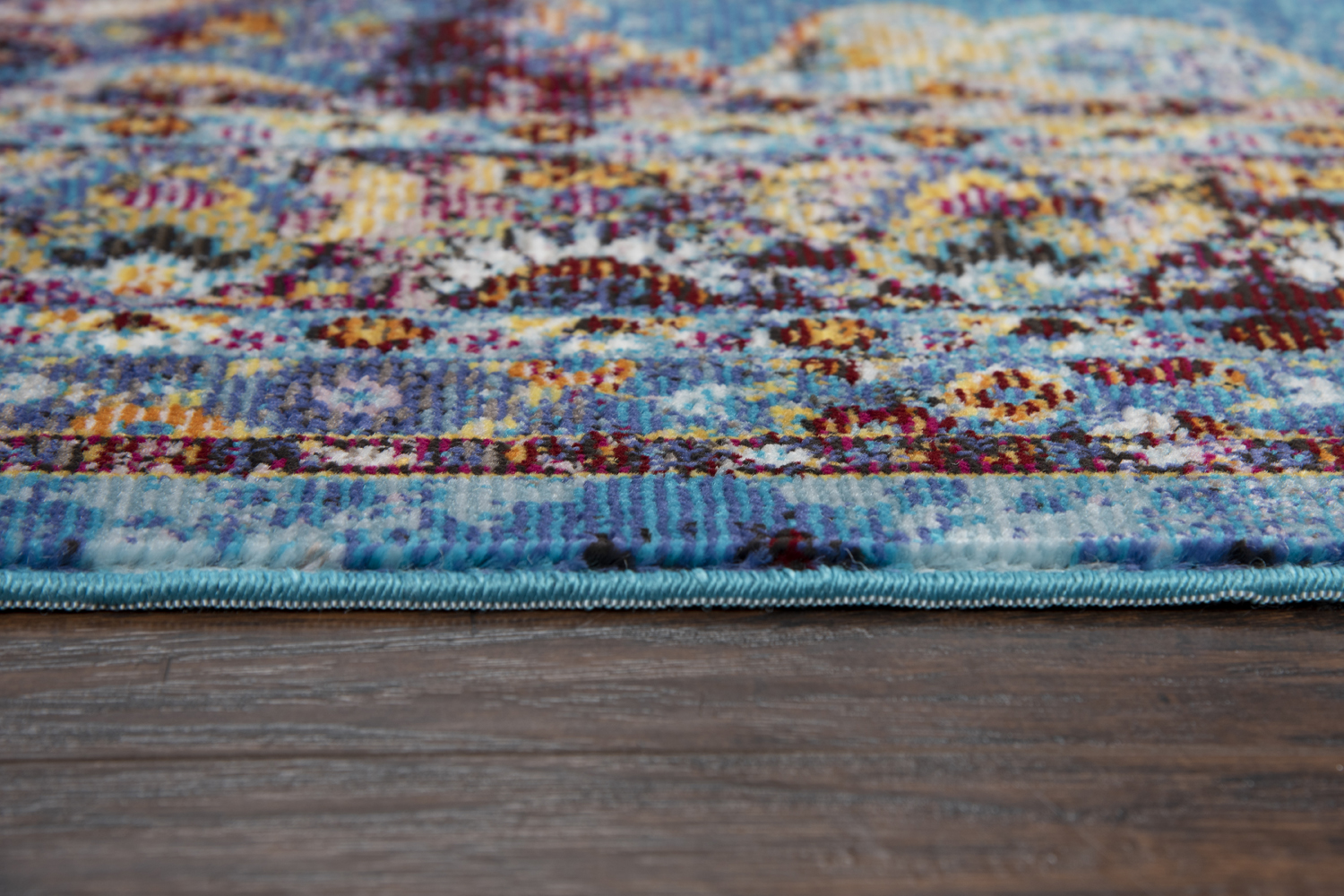 Rizzy Rugs Blue Medallions Curves Bulbs Contemporary Area Rug Geometric PRI107 - Picture 10 of 10