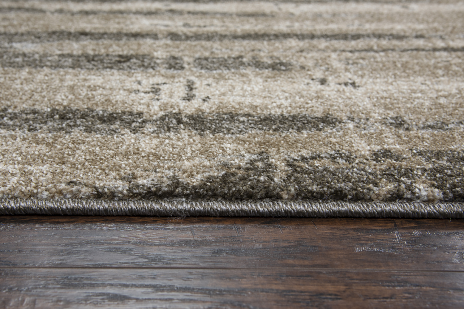 Rizzy Rugs Beige Grid Smeared Faded Contemporary Area Rug Geometric VCA105 - Picture 7 of 9