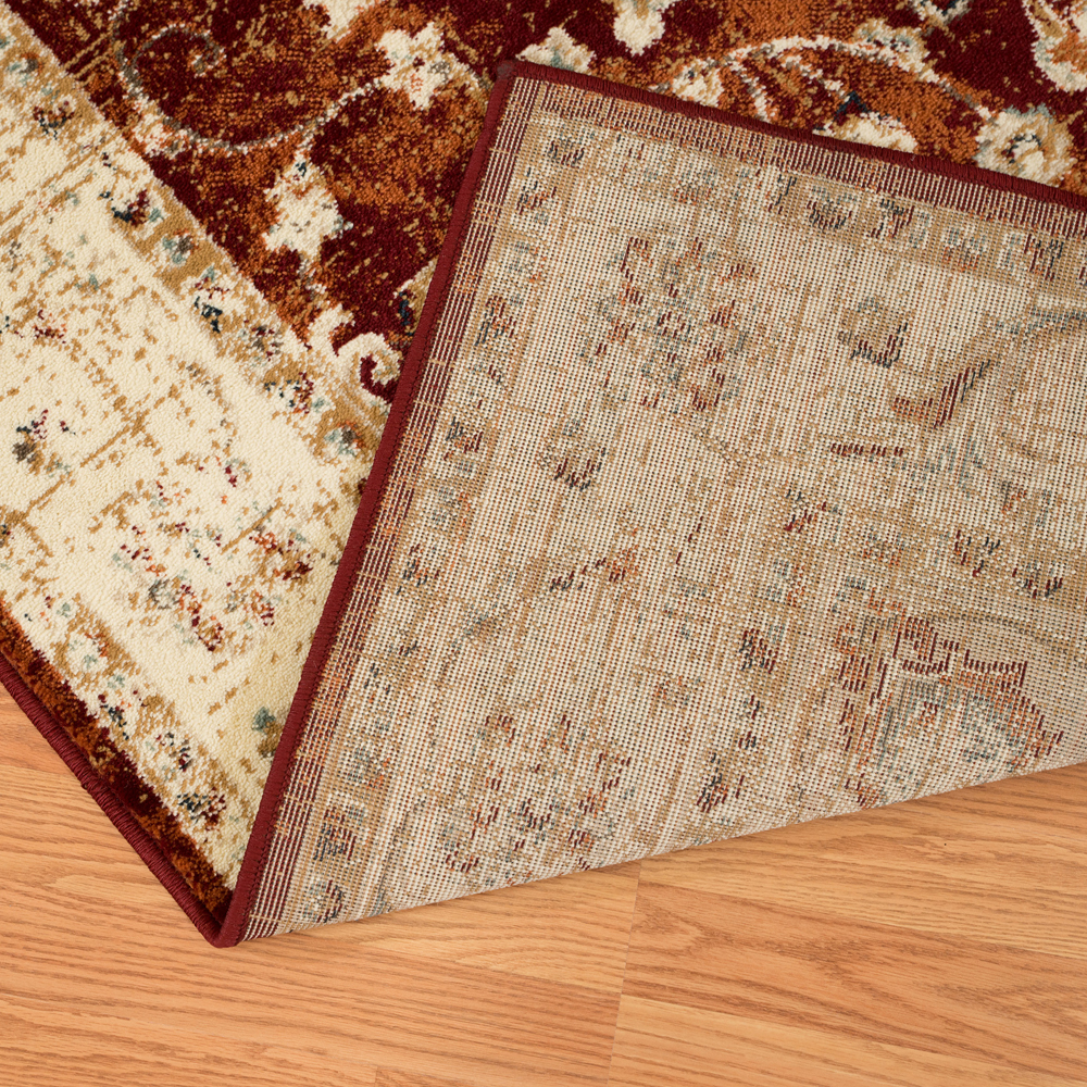United Weavers Red Traditional-European Bordered Area Rug Medallion 3001-00436 - Picture 9 of 9