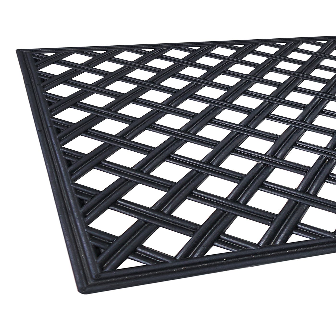 Lattice Iron Mat, 18" x 30" Wrought Iron Mats Door Mats Free