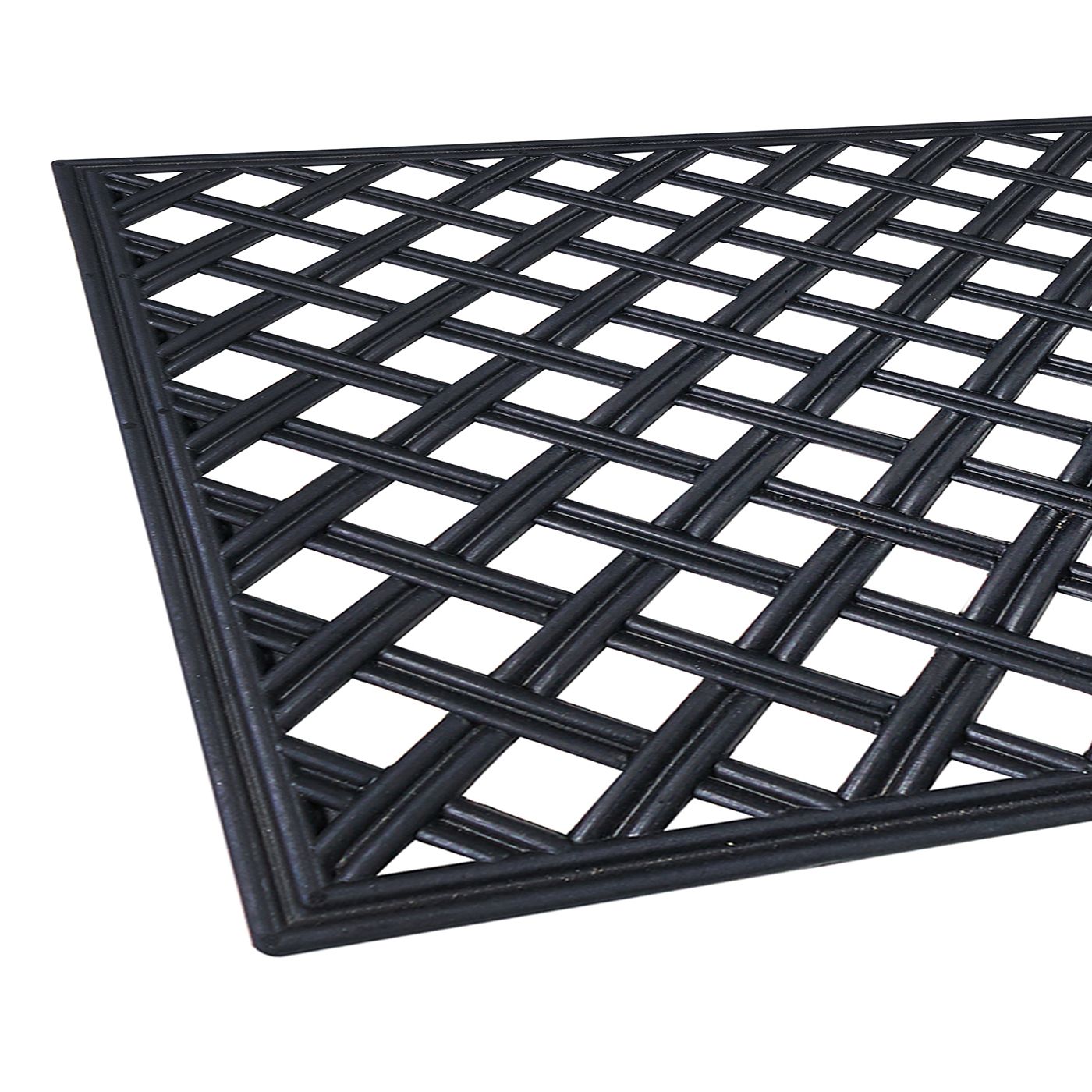 Lattice Iron Mat, 18" x 30" Wrought Iron Mats Door Mats Free