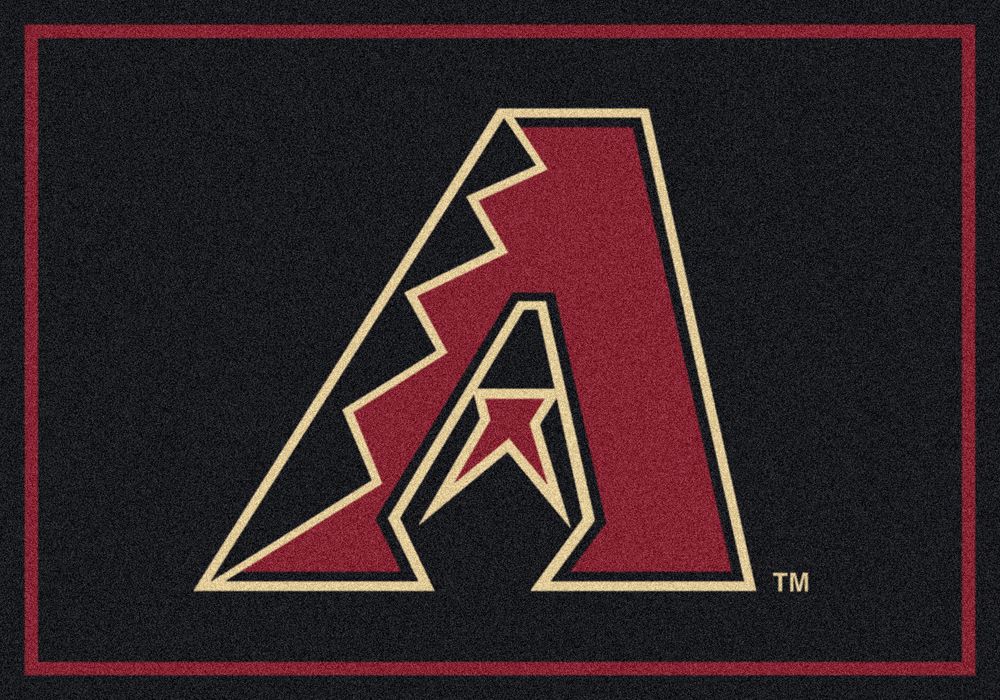 Milliken Area Rugs MLB Spirit Rugs 01001 Arizona Diamond Backs Milliken Area Rugs MLB Team