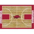 Milliken Area Rugs: NCAA College Home Court Rugs: 01020 Arkansas Razorbacks