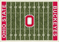 Milliken Area Rugs: NCAA College Home Field Rugs: 01000 Ohio State Buckeyes