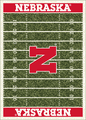 Milliken Area Rugs: NCAA College Home Field Rugs: 01230 Nebraska Cornhuskers
