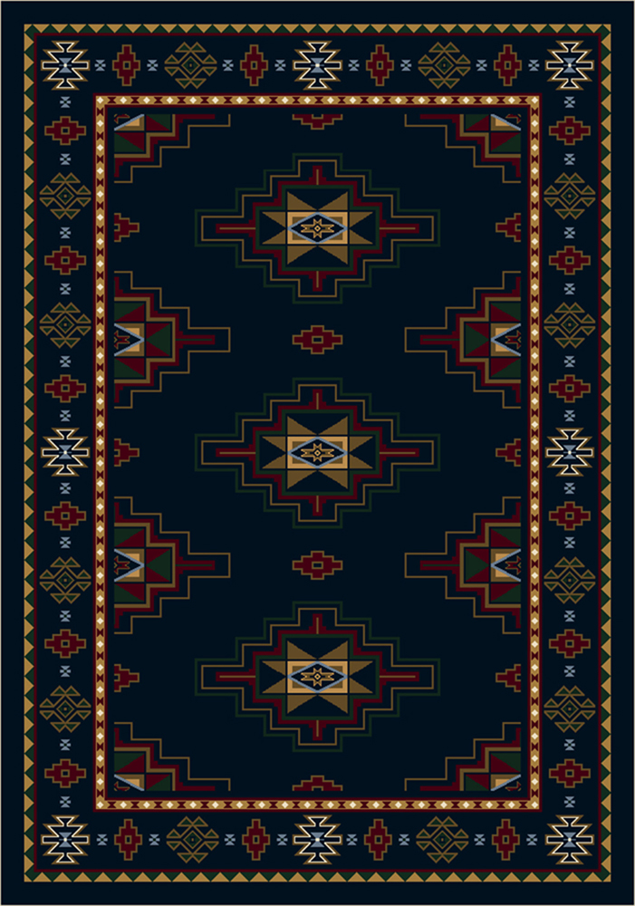 Milliken Area Rugs Signature Rugs Prairie Star Sapphire Signature