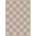 Milliken Area Rugs: Traditions: Christmas Plaid Ivory Snow