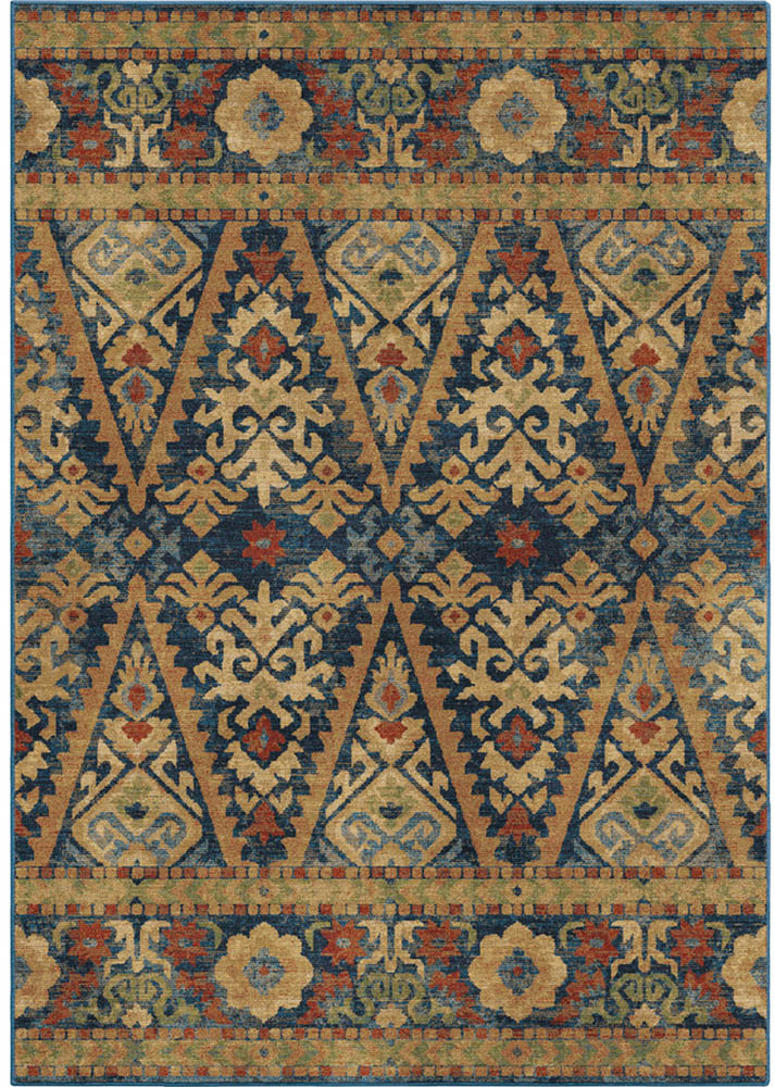 Orian Area Rugs: Bohemian Rugs: 4516 Blue - Bohemian Rugs by Orian ...