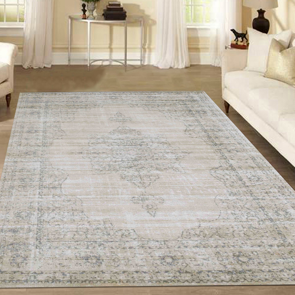Radici USA Area Rugs Colosseo Rugs 3563 Traditional Bone Colosseo