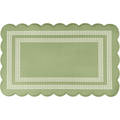 Remi Scalloped Mats, Sage