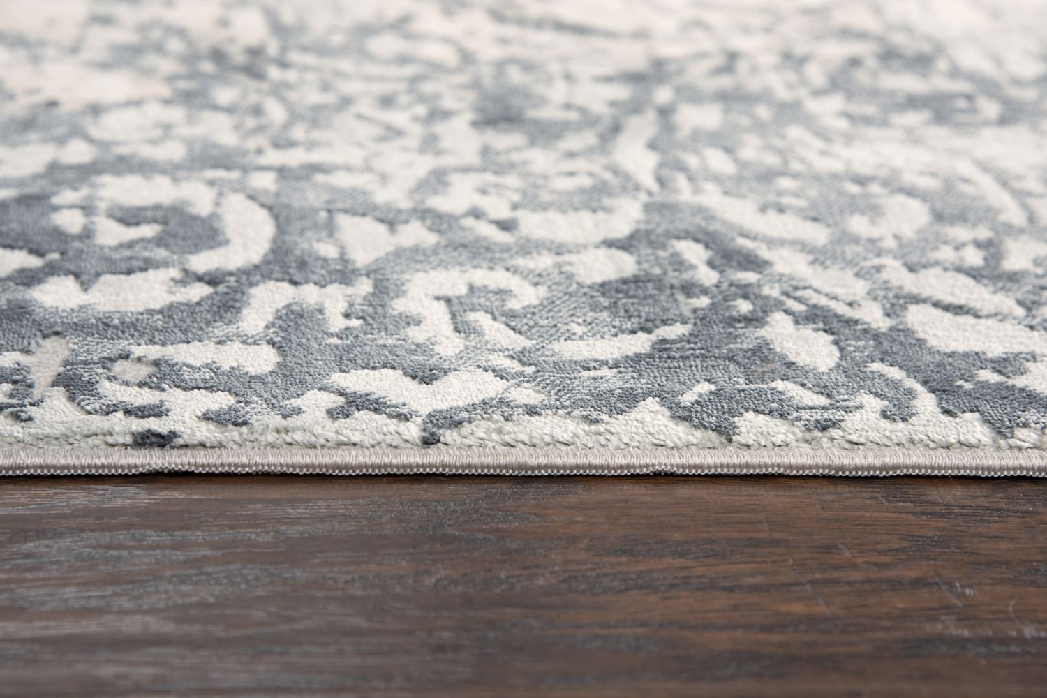 Rizzy Rugs Gray Contemporary Rings Swirls Gradient Area Rug Abstract CHS111 - Picture 6 of 20