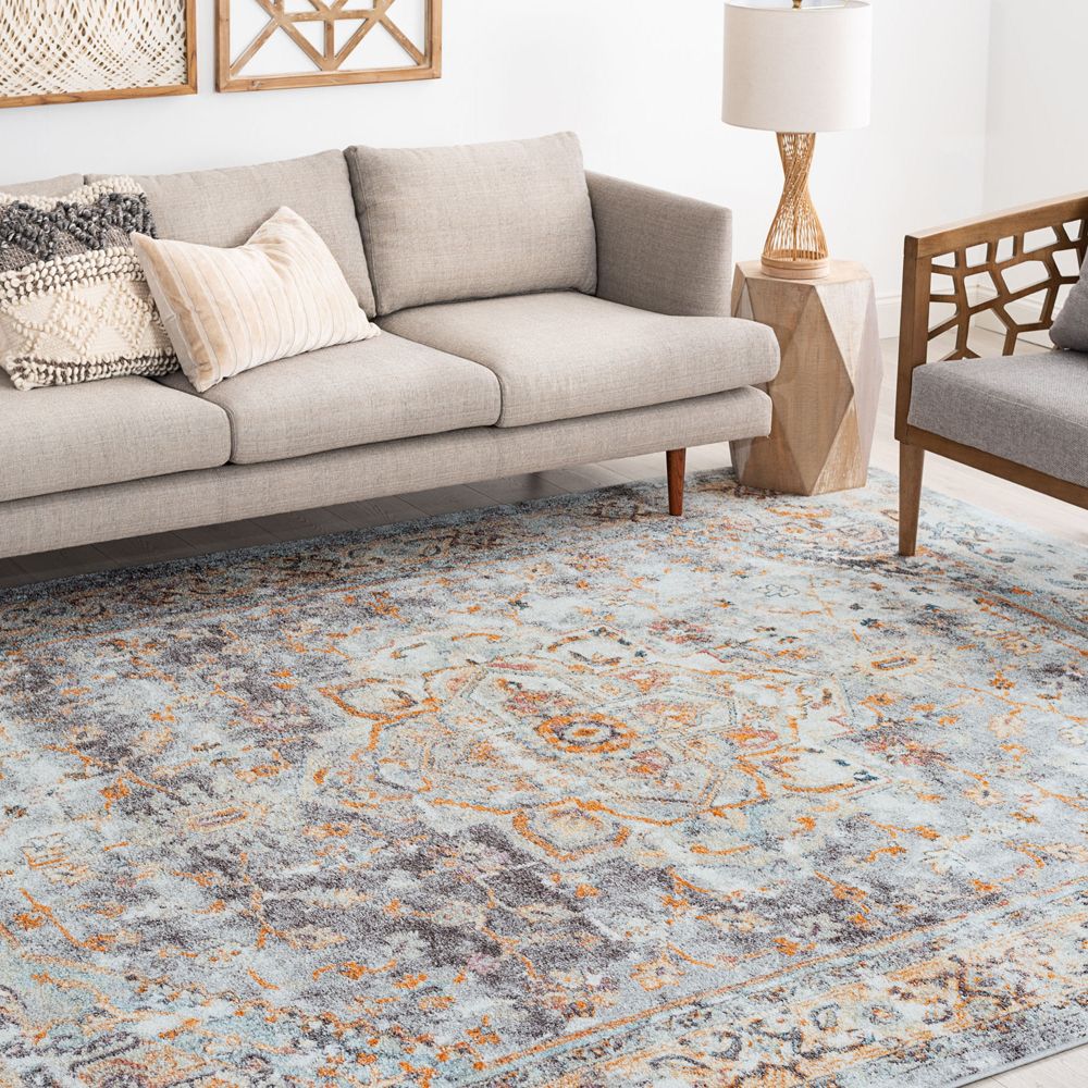 Tayse Area Rugs Wakefield Rugs WFL4106 Traditional Blue Wakefield