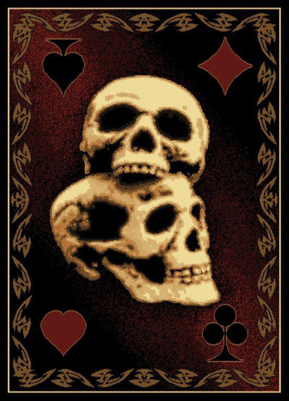United Weavers Area Rugs Legends Rugs 91006130 Skulls Contemporary