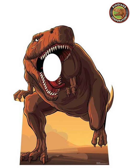 Trex Dinosaur StandIn Photo Cardboard Cutout Dinosaur Corporation