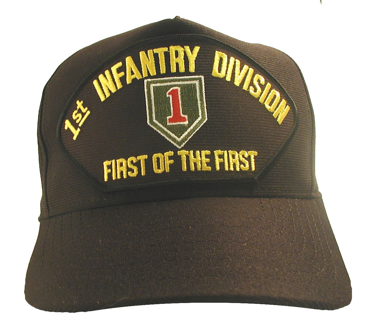 U.S. Army 1st Infantry Division Stonewashed Baseball Cap – 'Big Red One' – Adjustable