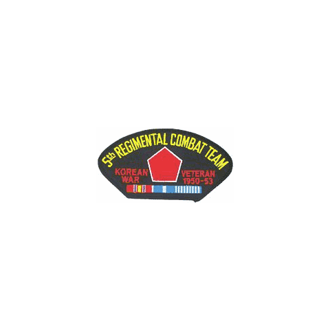 5th Regimental Combat Team Korean Vet Hat Patch - Korean Veteran ...