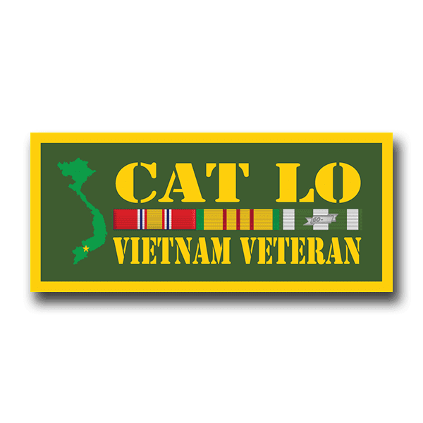 Cat Lo Vietnam Veteran Decal - Vietnam Duty Station Decals ...