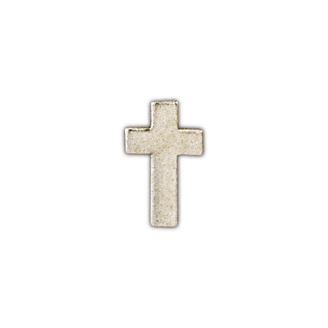 Chaplain's Cross Silver Pin - Other Pins - PriorService.com