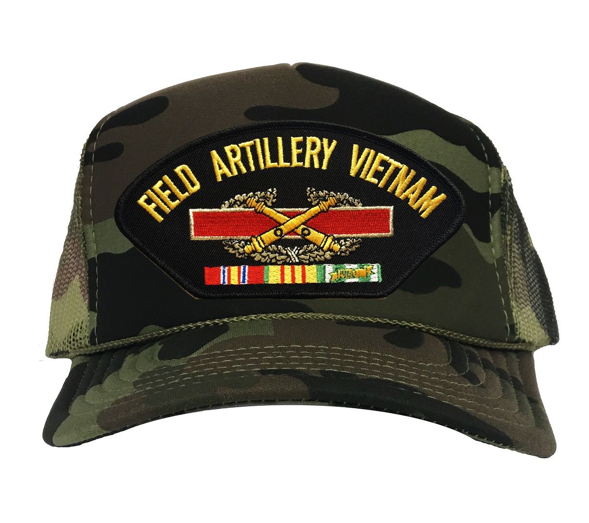 Field Artillery Vietnam Camo Mesh Cap New Camo Mesh Caps
