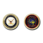HSC-12 Golden Falcons US Navy Squadron Challenge Coin - More US