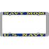 Cornice Portatarga USA Navy American Flag &ndash; Metallica Nera Per Targhe Standard USA/Canada