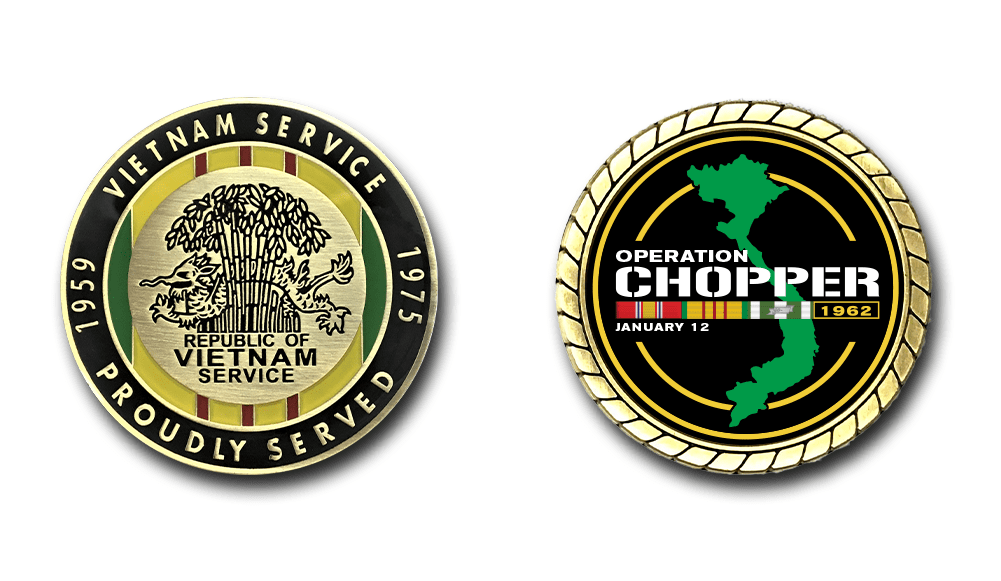 Operation Chopper Vietnam Challenge Coin Vietnam Battles & Operations