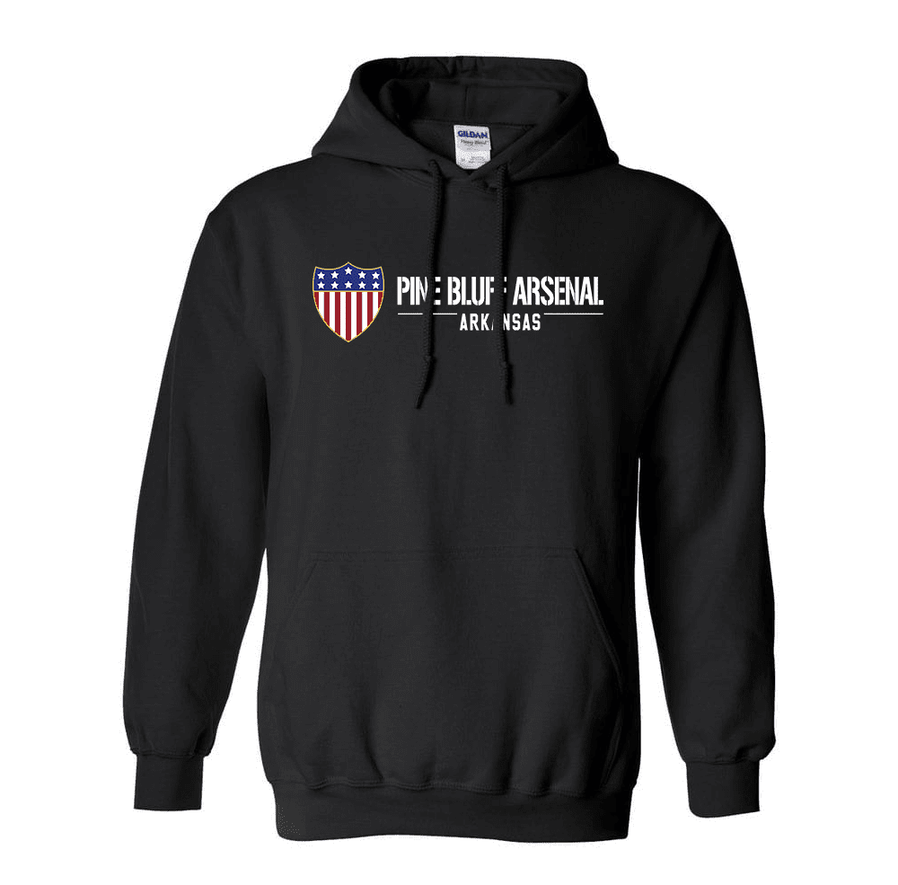 Pine Bluff Arsenal Arkansas Hooded Sweatshirt Domestic Duty Station Hooded Sweatshirts