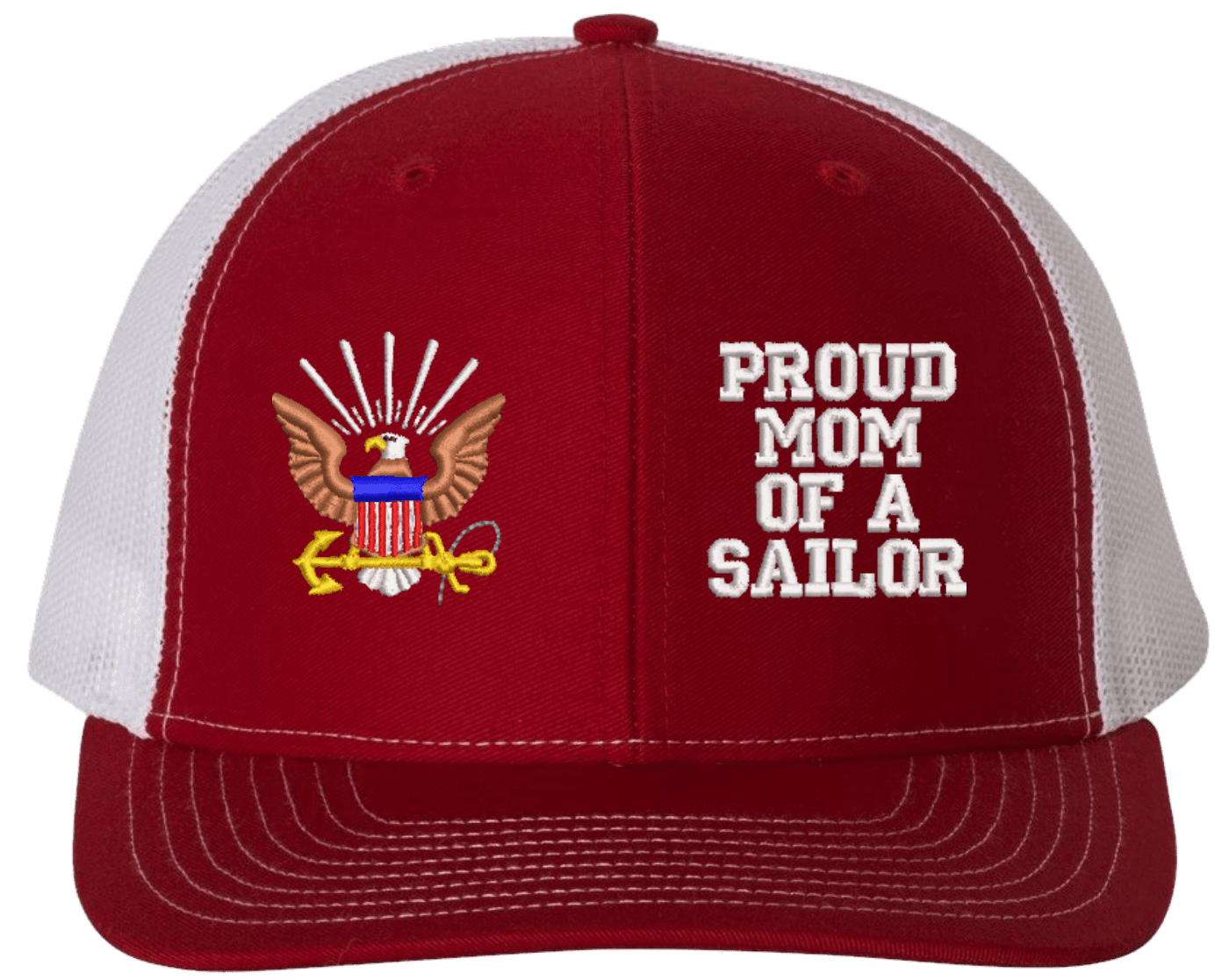 Proud Mom of a Sailor U.S. Navy Mesh Back Cap - New US Navy Split Caps ...