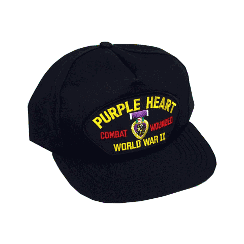 US Veteran Purple Heart Hat - Licensed Military Baseball Cap