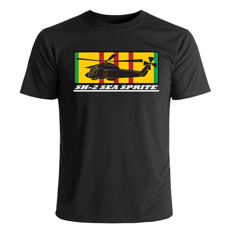 SH-2 Sea Sprite Vietnam Ribbon T-Shirt - Vietnam Aircraft T-Shirts ...