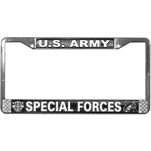 Special Forces License Plate Frame Shop for US Army Items by Special