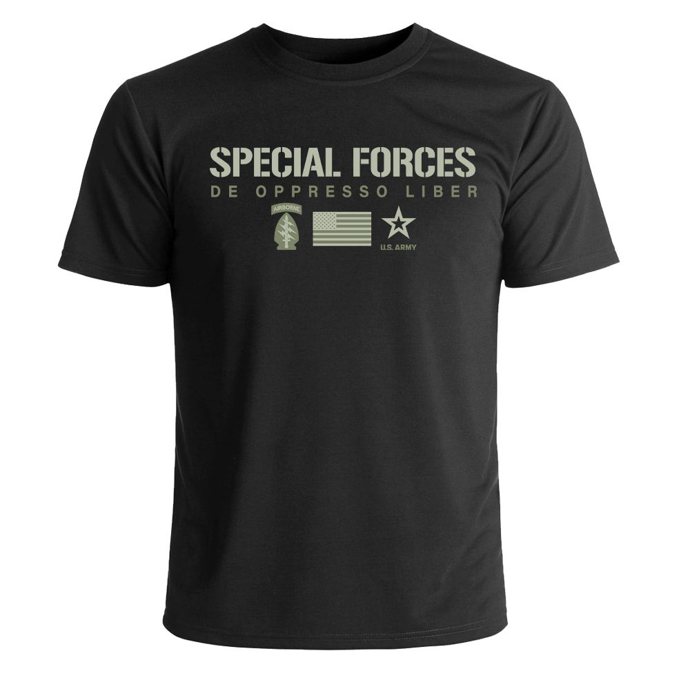 Special Forces Subdued T Shirt US Army Division Subdued T Shirts Special Forces Subdued T Shirt US Army Division Subdued T Shirts
