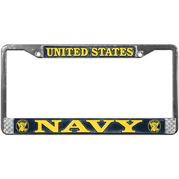 U.S. Navy License Plate Frame - US Navy License Plate Frames ...