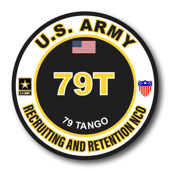 US Army 79T Recruiting and Retention NCO MOS Decal