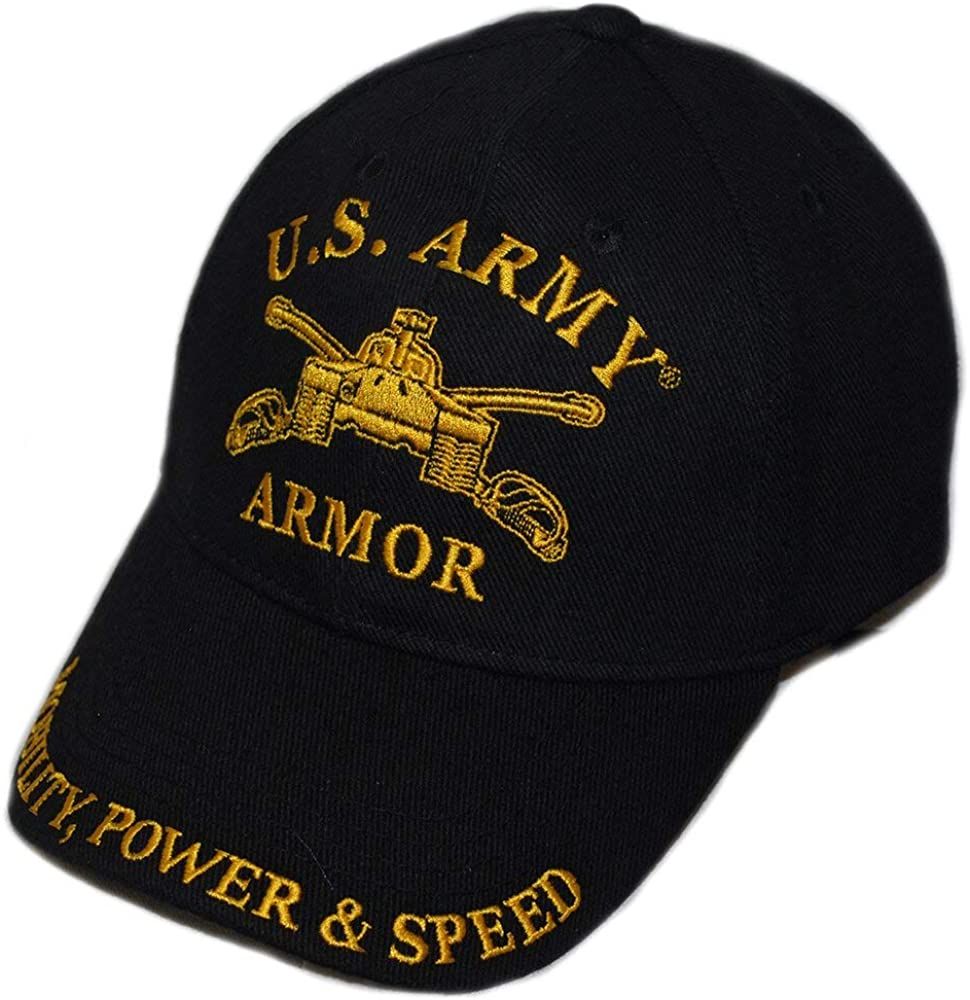 US Army Armor Embroidered Ball Cap US Army Caps
