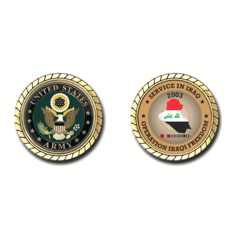 Operation Iraqi Freedom – Air Force 1 7/8″ MerlinGold