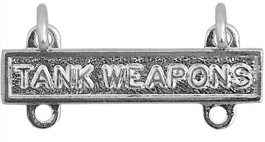 US Army Tank Weapons Qualification Bar - Army Qualification Bars ...