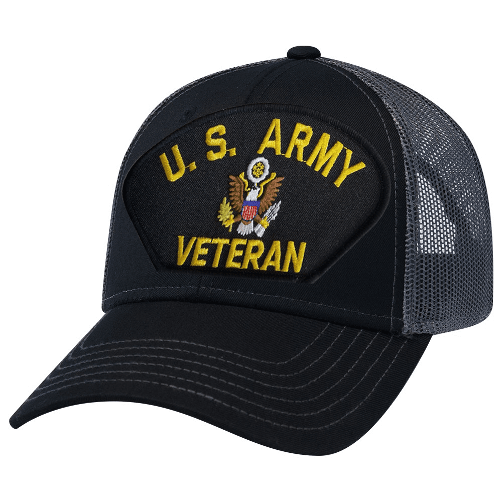 US Army Veteran Mesh Back Cap New Mesh Caps