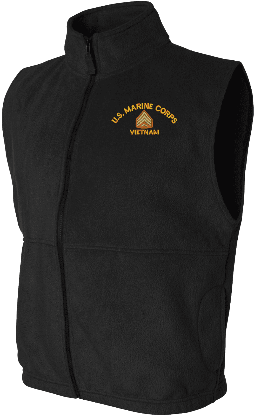 US Marine Corps Custom Fleece Vest Custom Military Vests