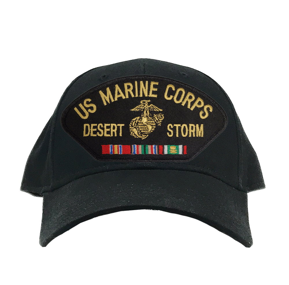 US Marine Corps Desert Storm Ribbon Ball Cap - Marine Corps Veteran ...