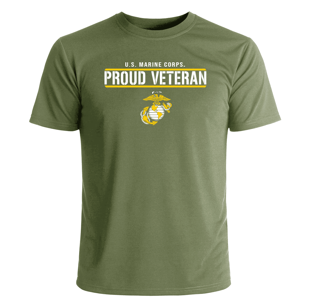 US Marine Corps Proud Veteran TShirt US Marine Corps Proud Veteran T