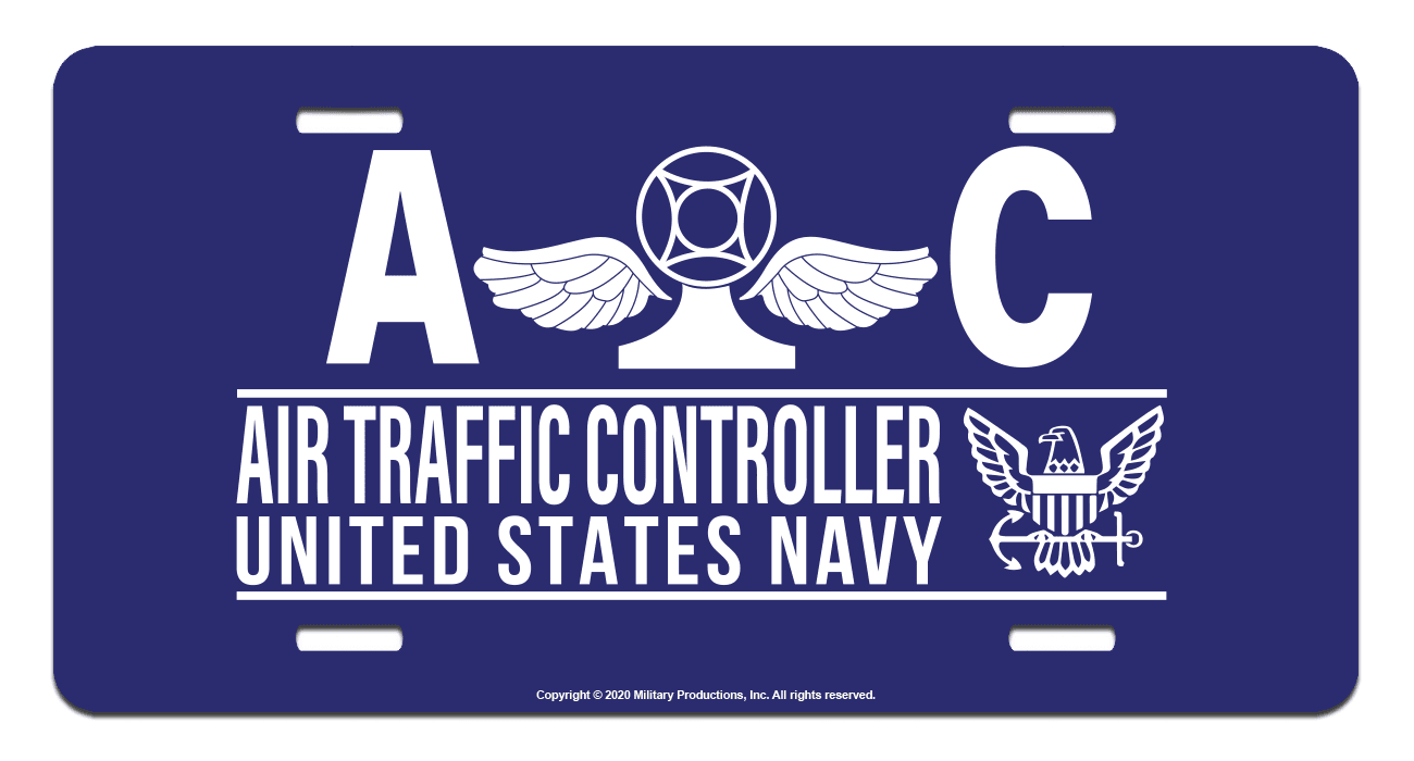 US Navy Air Traffic Controller License Plate US Navy Rates License