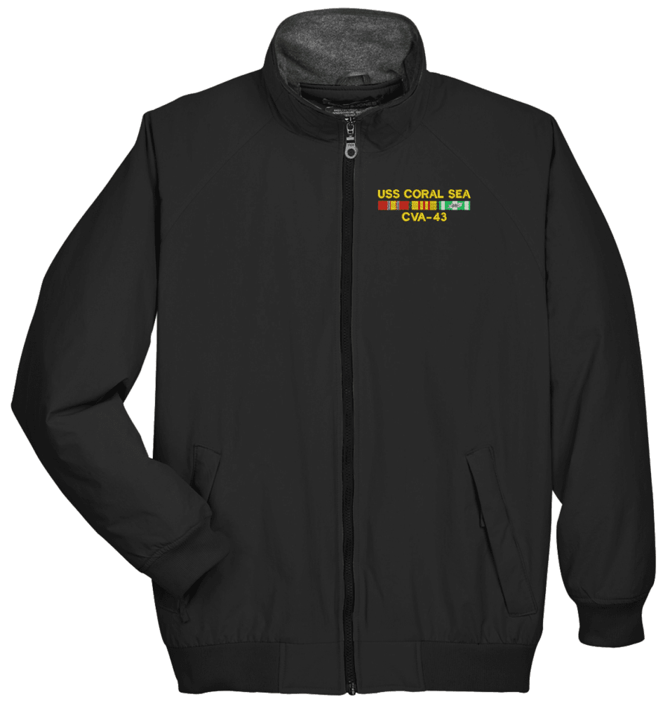 USS Coral Sea CVA-43 with Vietnam Service Ribbons 3-Season Jacket