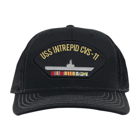 Aft View Of USS Intrepid (CVS-11), Circa In 1962-1963 Stock Photo