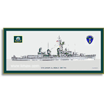 USS John A. Bole DD-755 1960's Print - Destroyers G-M