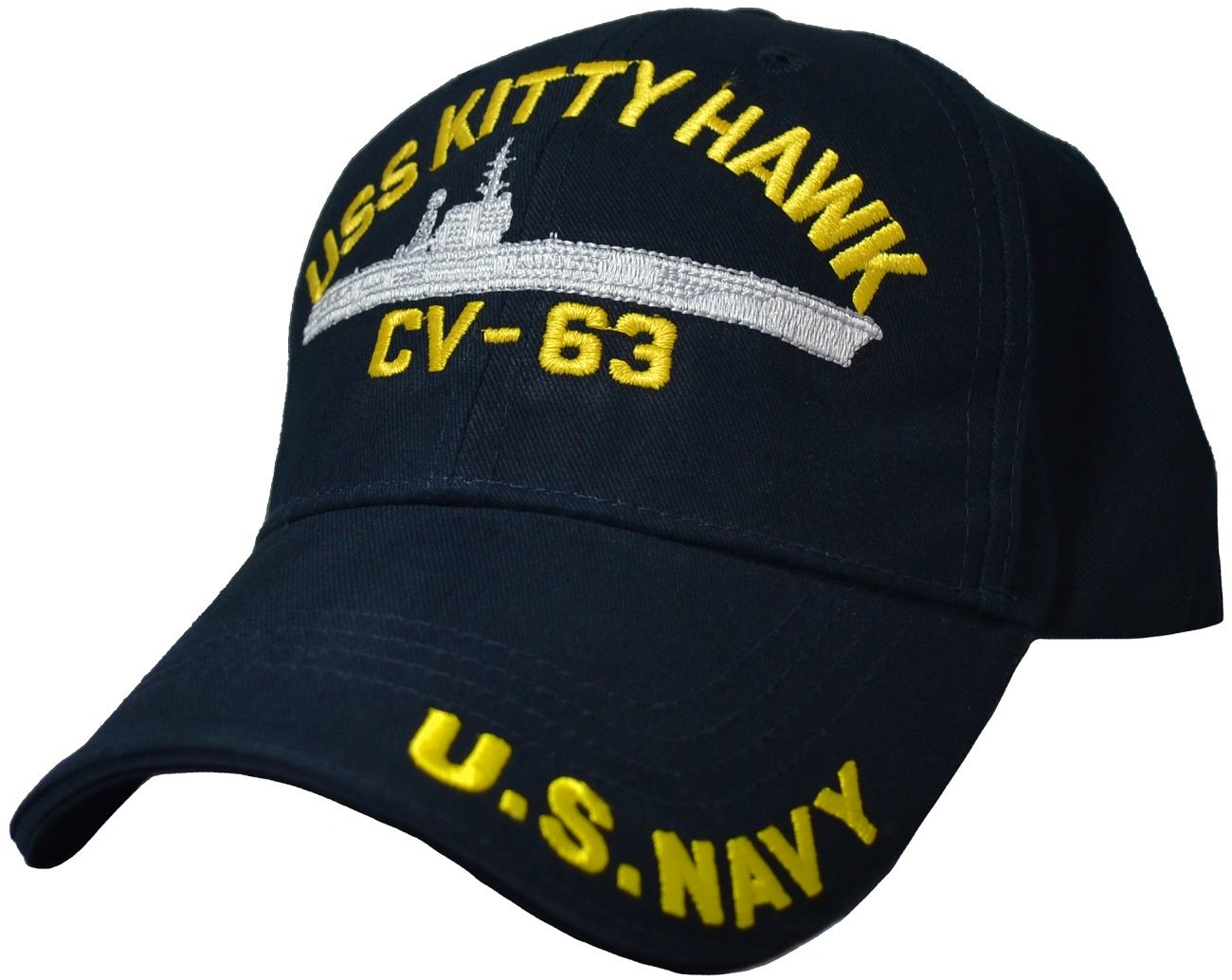USS Kitty Hawk CV-63 Low Profile Cap - USS Kitty Hawk CV-63 ...